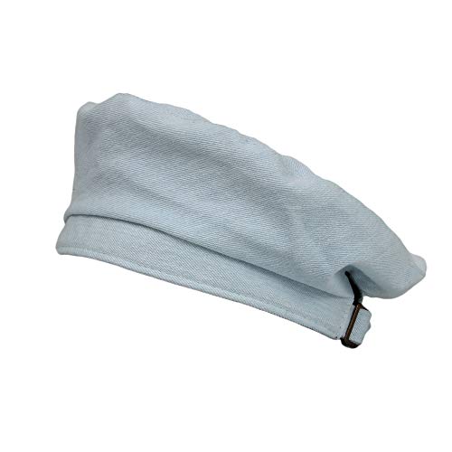 Withmoons Beret Hat Denim British Style Strap Adjustable Jdf1177 (Lightblue) #TOP26