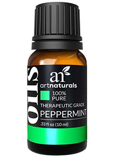 ArtNaturals 100% Pure Peppermint Essential Oil (.33 Fl Oz / 10ml) - Premium Therapeutic Grade Mentha Peperita - Fresh Mint for Hair Growth and Skin