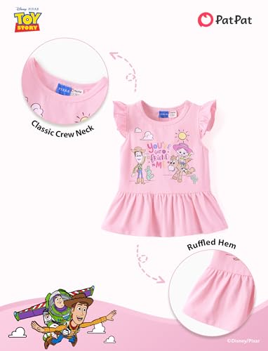 Image of Disney Minnie Mouse Frozen Princess Marvel Toddler Girls Clothes Long Sleeve Sweatshirt + Leggings 2pcs Outfits Set 2-6Y