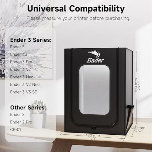 image for Creality Official 3D Printer Enclosure, Constant Temperature Protectiv