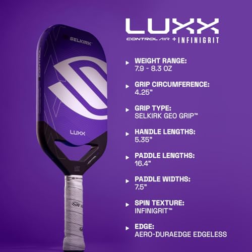Selkirk LUXX Control Paddle Strengths