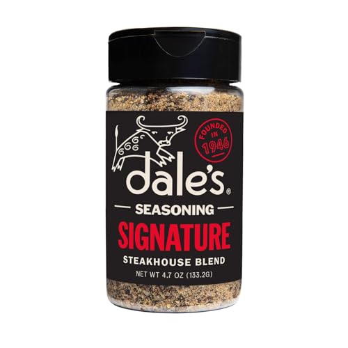Dale’s Signature Steakhouse Blend – 4.7 oz Savory, Balanced Seasoning for Steaks, Burgers & Grilled Meats | Rooted in Tradition, Versatile Flavor