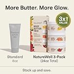NATURE WELL Shea Body Butter Variety Pack, Includes Grapefruit, Mango, & Pomegranate, Provides Ultimate Nourishment & Hydration, 3 Pack (8 Oz Ea) - Image 5