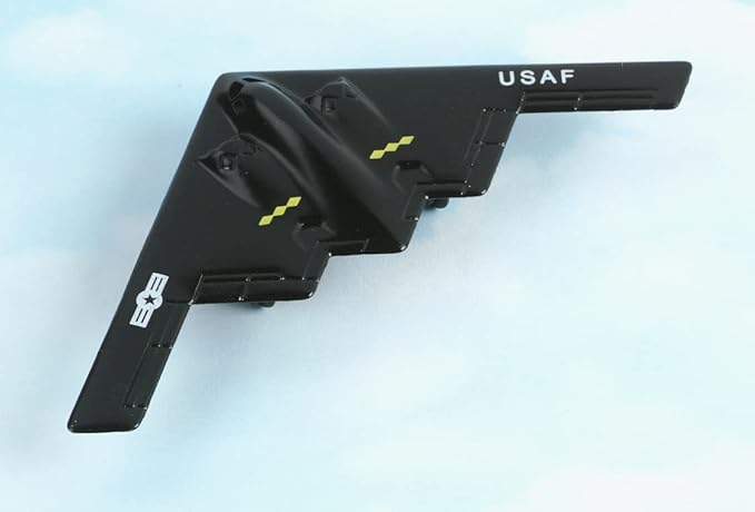 Hot Wings B-2 Spirit Stealth Bomber Jet with Connectible Runway miniatura 3