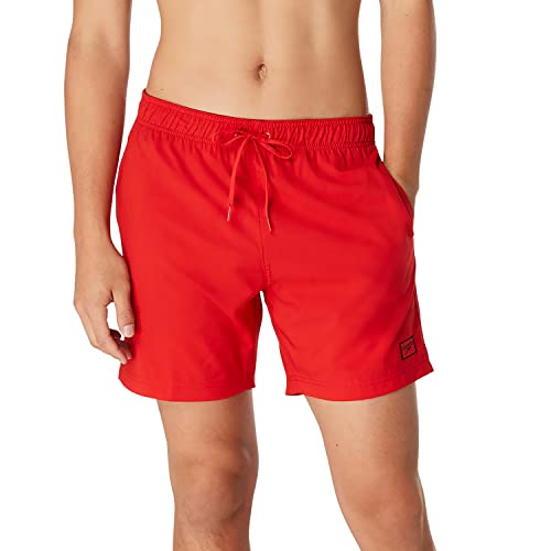 Speedo Men's Swim Trunk Mid Length Redondo Solid - image 1