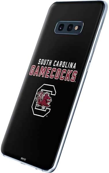 Skinit Decal Phone Skin Compatible with Samsung Galaxy S10e - Officially Licensed College South Carolina Gamecocks Black Design