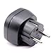 Adaptador de Reino Unido a UE/DE/FR/IT/ES Certificado BS8546, Convierte un Enchufe de...