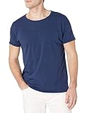 nudie jeans berlin Bio-Baumwolle Nudie Jeans Herren Roger Slub T-Shirt, Blueberry, X-Groß