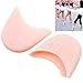 Zittop Ballet Dance Shoe Toe Pads,1Pair Soft Silicone Gel Ballet Dance Shoe Pads Silicone Toe Cap Protector with Breathable Hole