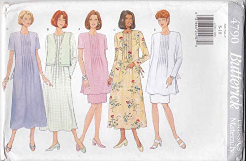 Butterick Sewing Pattern B4790 4790 Misses Size 8-10 Easy Classic Maternity Dress Top