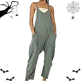♪【Passt sich der Haut an】Unsere lässigen Jumpsuits passen sich Ihrer Haut an und bestehen aus hochwertigem Polyestergewebe, das sehr weich, bequem, dehnbar und leicht ist