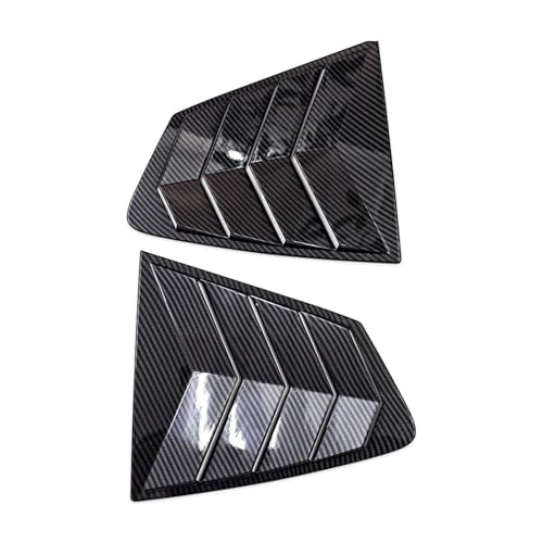 Persiennes de fenêtre haut de gamme finition carbone pour 3 Axela Berline