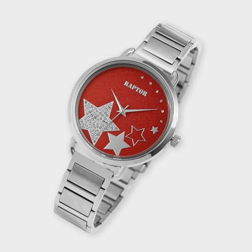 Montre analogique femme Raptor en acier inoxydable étanche 3 ATM - 6