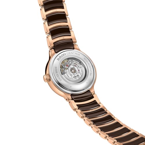 Rado -Centrix-Womens-Swiss Automatic Watch-Stainless Steel PVD-Sapphire Crystal -30.5mm4