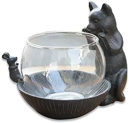 Amazon Co Jp 猫雑貨 キャット マウス 猫とねずみ ボウル 可愛い おしゃれ 雑貨 ねこの置物 ホーム キッチン