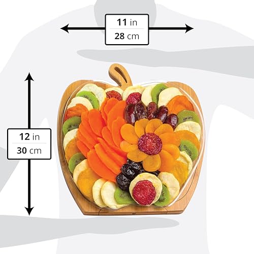 Dried Fruit Gift Basket– Healthy Gourmet Snack Box - Holiday Food Tray - Variety Snacks - Birthday, Sympathy, Mom, Dad, Corporate Tray - Bonnie & Pop - Image 5