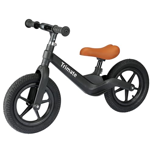 Trimate Balance Bike for Toddlers, Ages 3-5, Adjustable Seat, No Pedal, Inflatable Tires