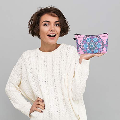 image for Chuangdi 6 Pieces Makeup Bag Toiletry Pouch Waterproof Cosmetic Bag wi