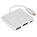 Produktbild Wenquan,USB 3.1 Typ C auf HDMI/USB 3.0 / USB-C Adapter(Color:Silber)