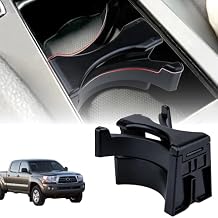 Cup Holder Insert, Center Console Cup Holder Replacement, Compatible with Toyota Tacoma 2005-2015 Sequoia 2008-2018, Replaces 55604-04010