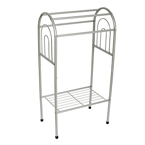 Zpc Zenith Products Corporation Zenna Home Bbn25, 3-Piece Bath In A Box, Spacesaver, Towel Rack, Magazine Rack, Satin Nickel #TOP3