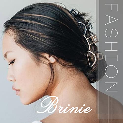 Brinie Metal Claw Clips Set Gold Hair Clips Medium Hair Catch Jaw Clamp Small Hair Barrette Claw Nonslip Hair Jaw Clips Hair Accessories For Women And Girls (Pack Of 3) #TOP6