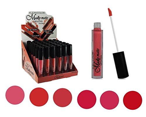 Set of 6 Colors Madly MATTE Lipgloss LG 1811~1818 Matte Lipgloss Set (LG 1811) - Thumbnail 2