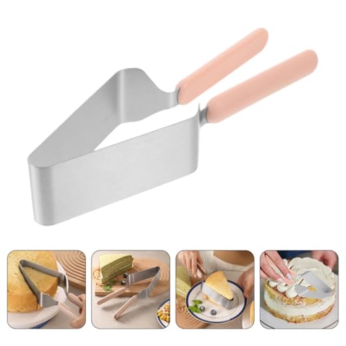 Cortador de pastel de 4 piezas WOONEKY con mango ergonómico antifatiga 8