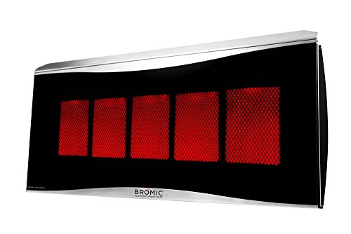 Bromic Heating BH0110003-1 Smart-Heat Platinum 500 Radiant Infrared Patio Heater, Natural Gas, 39800 BTU #1