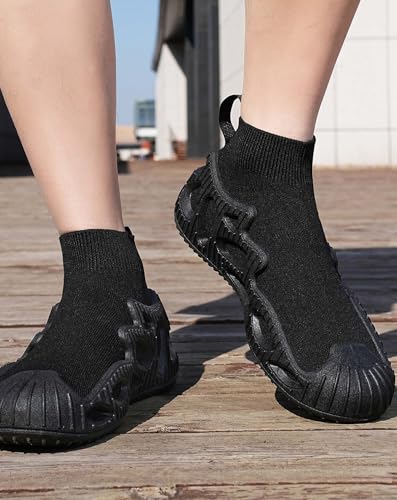 Niepce Inc Lightweight Breathable Knit Men’s Slip On Walking Shoes3