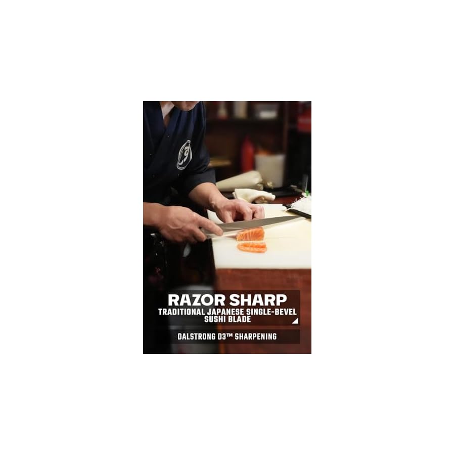 Dalstrong Yanagiba Knife - 10.5 inch Sushi Knife - Gladiator Series Elite - Forged German High Carbon Steel - Black G10 Handle Kitchen Knife - Asian Vegetable Knife - Sheath Included - NSF Certified