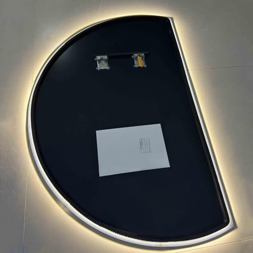 Miroir LED intelligent pour salle de bain à intensité variable unique - 7