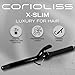 Corioliss X-Slim Hair Curler | Professional Ceramic & Tourmaline Barrel | Digital Temperature Control 80°C-210°C | Fast Heating | Long Barrel Easy Styling | 360° Swivel Cord | Auto Shut-Off (25 MM)