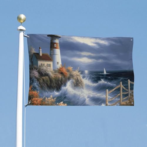 Drapeaux décoratifs intérieurs extérieurs de qualité supérieure style phare - 6