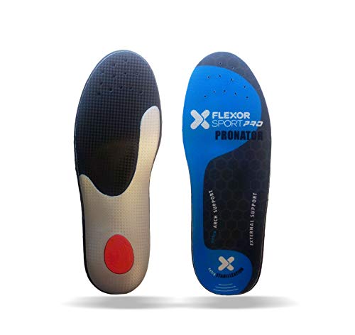 Desconocido FlexorSport deportivas para pie pronador FX7 018. Plantillas trail running absorción de impactos made in Spain de fibras carbonium y látex. (45)