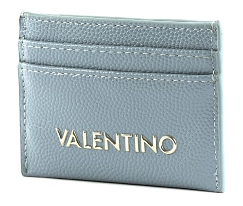 Valentino Divina Credit Card Case - Porte-cartes élégant en similicuir noir