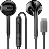 MAS CARNEY Auriculares USB C TH6, con Chip Digital Integrado, micrófono y Control Remoto, compatibles con Smartphones Samsung, Huawei, OPPO, Vivo,...