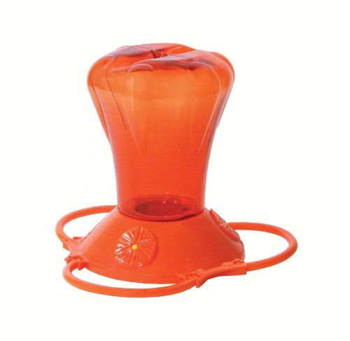 More Birds Oriole Feeder, Three Feeding Ports, Orange, 34-Ounce Capacity