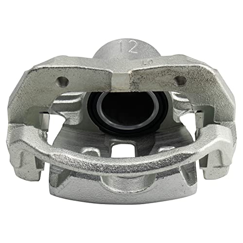 Image of TRQ Front Left Brake Caliper w /Bracket Drivers Side