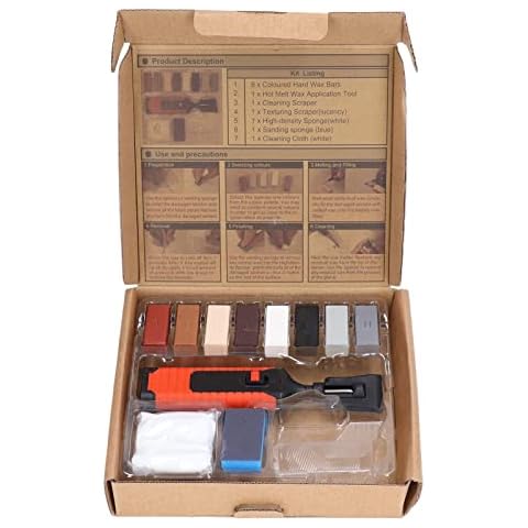 Tile Repair Kit Electric Heating Pen Wax Block Set Tub Tile Refinishing Kit Crack Gaps Repairing Tools for Stone Porcelain Tiles Marble Granite Chip CeramicV Cover
