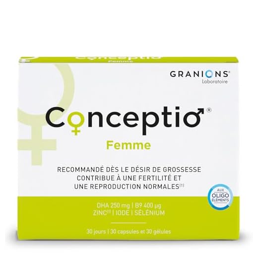 Granions Conceptio multi-Vitamine pour Femme 30 Capsules/30 Gélules