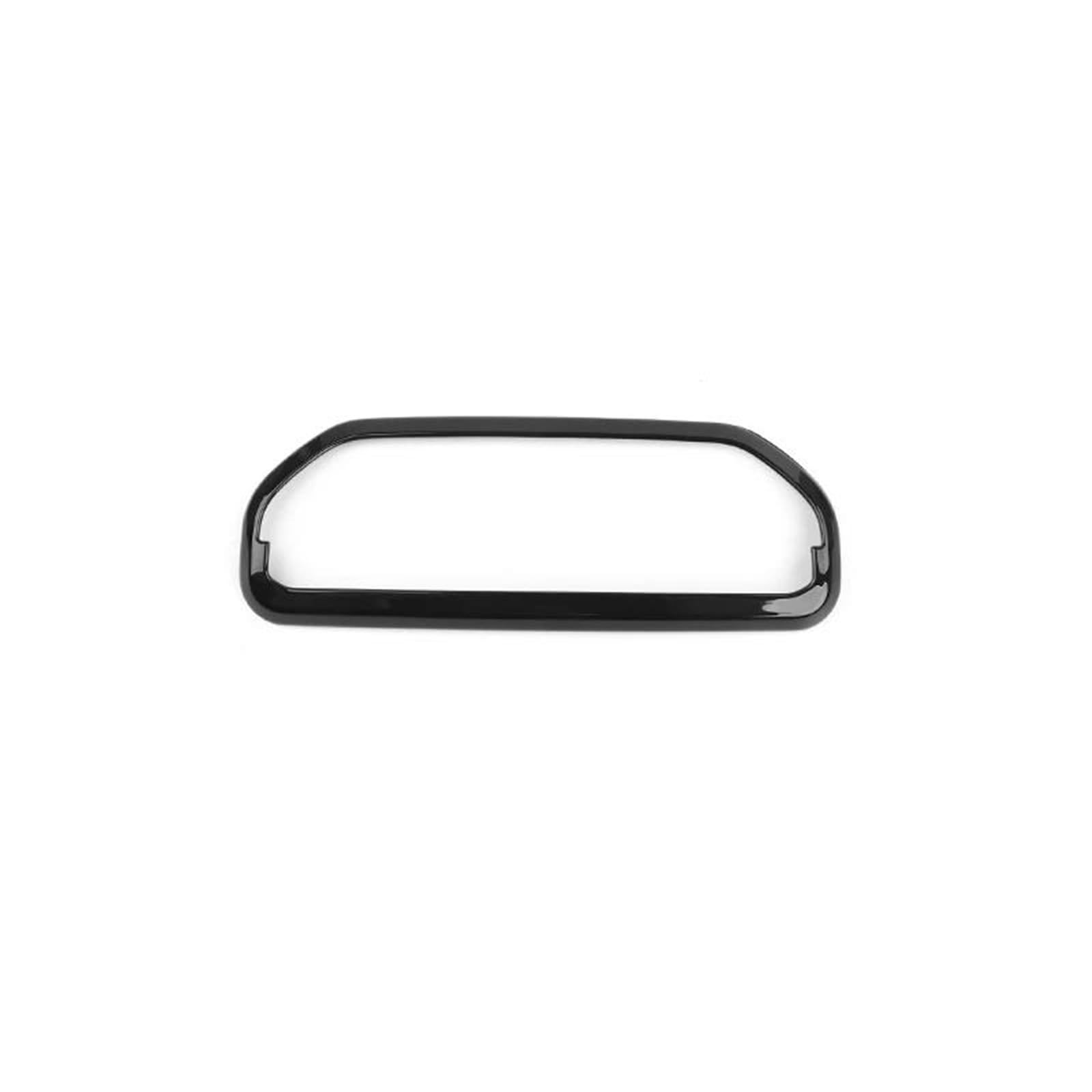 LHD RHD for Kia EV9 2023 2024 2025 Car Tuning Carbon Fiber Rear Row Roof Air Conditioning Adjustment Cover Trim Interior Decal Trim(Black)
