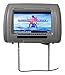 New Rockville RDP931-GR 9” Gray Car DVD/USB/HDMI Headrest Monitors+Video Games