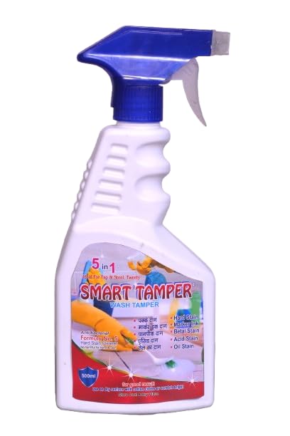 Smart Tamper 5-in-1 Multi-Purpose Stain Remover Spray, 500ml, For Hard Stains, Oil, Marker Ink-image-21