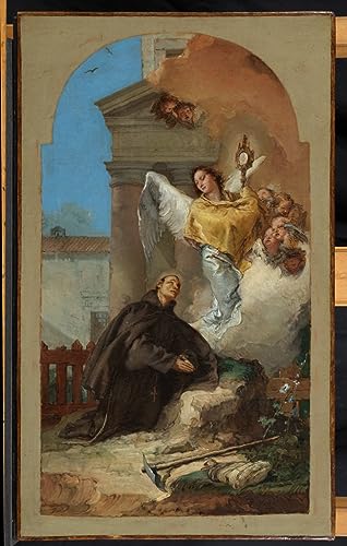 Impression sur toile Saint Pascal Baylon de Battista pour habiller un mur