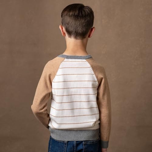 Image of Hope & Henry Boys' Long Sleeve Crew Neck Pullover Sweater