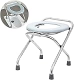 [Wasserdichte matte Sitzplatte]: Das faltende Kommode verfügt über die wasserdichte matte Sitzplatte, die wasserdicht und rutschfest ist und dickem Stahl stabil und stark ist.