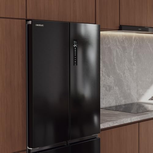 Cecotec Frigorífico 4 Puertas Total No Frost 394L Bolero CoolMarket 4D 394 Dark E. Alto 176cm y 70cm Ancho, Bajo Consumo, Cajón Temperatura Variable, Compresor Inverter, Antibacterias - imagen 13