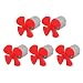 Aexit 5Pcs DC Electrical equipment 5V 8500RPM Large Torque Motor 4-Vane 40mm Dia Propeller Red for RC Model