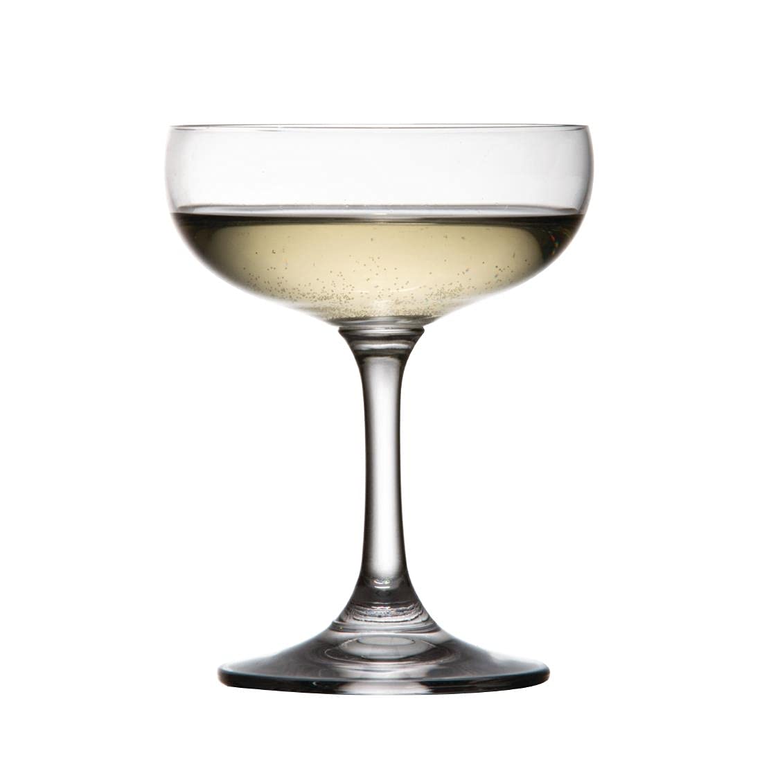Olympia Coupe à champagne en cristal Bar Collection Olympia 200ml (Lot de 6), Transparent, 125(H) x 95(Ø) mm, Cristal sans plomb, GF732
